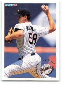 1994 Fleer #679 Tim Worrell VG San Diego Padres 
