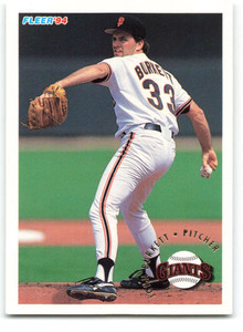 1994 Fleer #687 John Burkett VG San Francisco Giants 