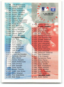 1994 Fleer #718 Checklist 5 VG 