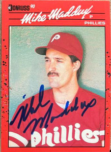 Mike Maddux Autographed 1990 Donruss #312