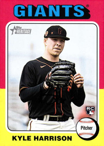2024 Topps Heritage #324 Kyle Harrison NM-MT RC Rookie San Francisco Giants 