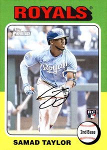 2024 Topps Heritage #317 Samad Taylor NM-MT RC Rookie Kansas City Royals 