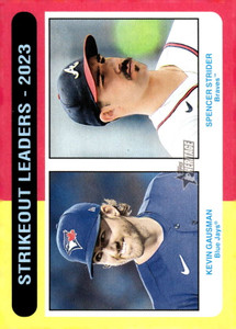 2024 Topps Heritage #312 Spencer Strider/Kevin Gausman NM-MT Atlanta Braves/Toronto Blue Jays 