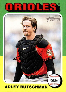 SOLD 149586 2024 Topps Heritage #188 Adley Rutschman NM-MT Baltimore Orioles 