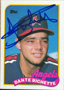 Dante Bichette Autographed 1989 Topps #761
