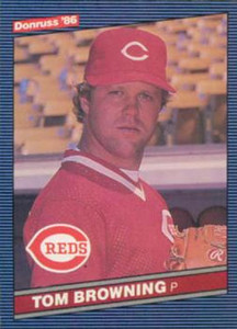 Tom Seaver baseball card (Cincinnati Reds) 1981 Donruss #425