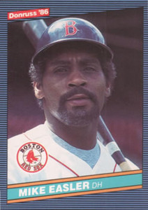 1986 Donruss #395 Mike Easler NM-MT Boston Red Sox 