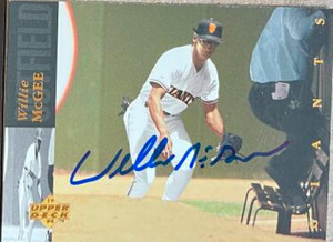 Willie McGee Autographed 1994 Upper Deck #258