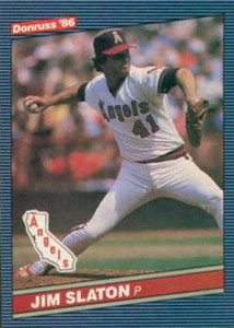 1986 Donruss #402 Jim Slaton NM-MT California Angels 