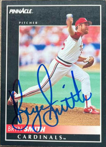 Bryn Smith Autographed 1992 Pinnacle #474