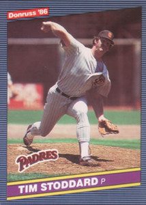 1986 Donruss #406 Tim Stoddard NM-MT San Diego Padres 