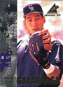 1997 Pinnacle Inside #30 Andres Galarraga NM-MT Colorado Rockies 