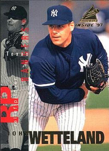 1997 Pinnacle Inside #70 John Wetteland NM-MT Texas Rangers 