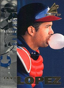 1997 Pinnacle Inside #82 Javy Lopez NM-MT Atlanta Braves 