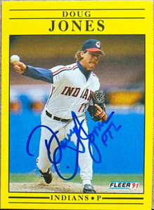 Doug Jones Autographed 1991 Fleer #372 ID: 150499
