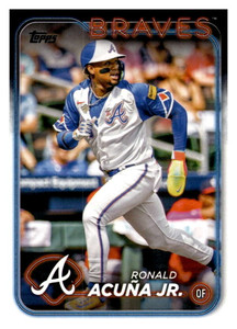 SOLD 149049 2024 Topps #1 Ronald Acuna Jr. NM-MT Atlanta Braves 