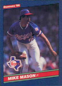 1986 Donruss #422 Mike Mason NM-MT Texas Rangers 