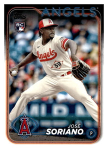 2024 Topps #15 Jose Soriano NM-MT RC Rookie Los Angeles Angels 