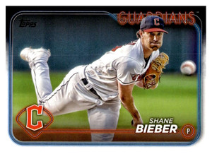 2024 Topps #107 Shane Bieber NM-MT Cleveland Guardians 