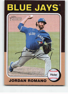 2024 Topps Heritage #392 Jordan Romano NM-MT Toronto Blue Jays 