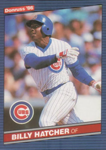 1986 Donruss #433 Billy Hatcher NM-MT Chicago Cubs 
