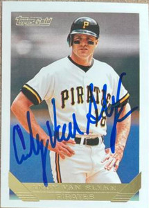 Andy Van Slyke Autographed 1993 Topps Gold #275 Andy Van Slyke Autographed 1993 Topps Gold #275