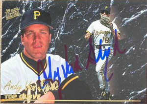 Andy Van Slyke Autographed 1993 Fleer Ultra Award Winners #8 Andy Van Slyke Autographed 1993 Fleer Ultra Award Winners #8