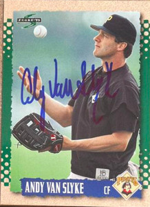 Andy Van Slyke Autographed 1995 Score #352 Andy Van Slyke Autographed 1995 Score #352