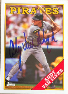 Andy Van Slyke Autographed 2012 Topps Archives #212