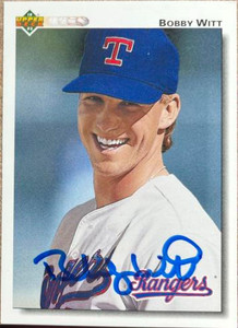 Bobby Witt Autographed 1992 Upper Deck #576
