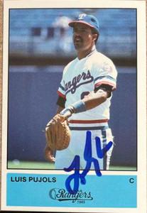 Luis Pujols Autographed 1985 Performance Printing Texas Rangers #NNO