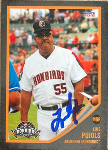 Luis Pujols Autographed 2015 Choice Aberdeen Ironbirds #34