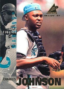 1997 Pinnacle Inside #99 Charles Johnson NM-MT Florida Marlins 