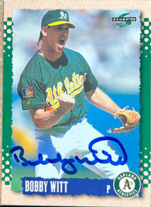 Bobby Witt Autographed 1995 Score #152