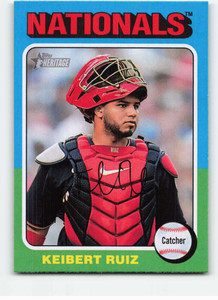 2024 Topps Heritage #477 Keibert Ruiz NM-MT Washington Nationals 