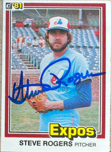 Steve Rogers Autographed 1981 Donruss #330