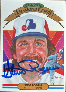 Steve Rogers Autographed 1983 Donruss #18 Diamond Kings