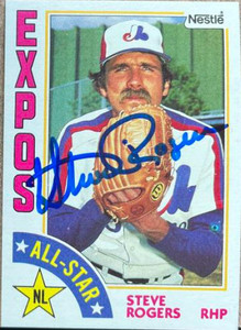 Steve Rogers Autographed 1984 Topps Nestle #394