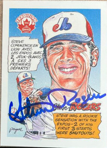 Steve Rogers Autographed 1992 Nabisco Canada Tradition #33