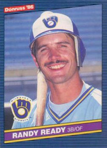 1986 Donruss #481 Randy Ready NM-MT Milwaukee Brewers 