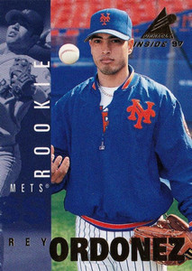 SOLD 150382 1997 Pinnacle Inside #133 Rey Ordonez NM-MT New York Mets 