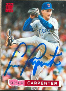 Cris Carpenter Autographed 1994 Stadium Club #239