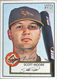 Scott Moore Autographed 2007 Topps Rookie 1952 Edition #194  Scott Moore Autographed 2007 Topps Rookie 1952 Edition #194