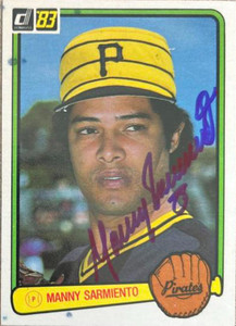 Manny Sarmiento Autographed 1983 Donruss #502