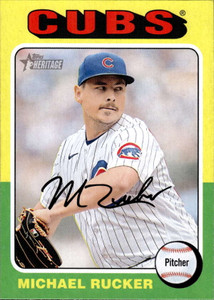 2024 Topps Heritage #125 Michael Rucker NM-MT Chicago Cubs 
