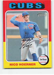 2024 Topps Heritage #280 Nico Hoerner NM-MT Chicago Cubs 
