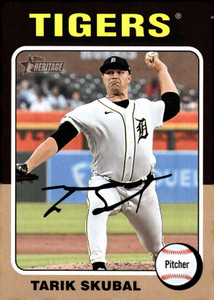 SOLD 149645 2024 Topps Heritage #247 Tarik Skubal NM-MT Detroit Tigers 