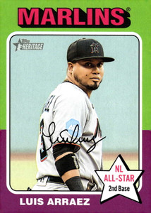 2024 Topps Heritage #341 Luis Arraez NM-MT Miami Marlins 