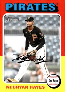 2024 Topps Heritage #226 Ke'Bryan Hayes NM-MT Pittsburgh Pirates 