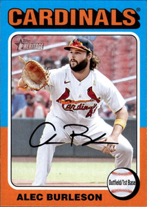 2024 Topps Heritage #139 Alec Burleson NM-MT St. Louis Cardinals 